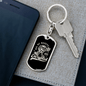 All My Assets Are Encrypted Crypto Keychain Stainless Steel or 18k Gold Dog Tag Keyring-Express Your Love Gifts