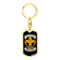 All The Possibilities Keychain Stainless Steel or 18k Gold Dog Tag Keyring-Express Your Love Gifts