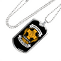 All The Possibilities Necklace Stainless Steel or 18k Gold Dog Tag 24" Chain-Express Your Love Gifts