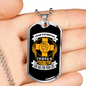 All The Possibilities Necklace Stainless Steel or 18k Gold Dog Tag 24" Chain-Express Your Love Gifts