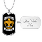 All The Possibilities Necklace Stainless Steel or 18k Gold Dog Tag 24" Chain-Express Your Love Gifts