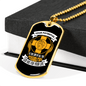 All The Possibilities Necklace Stainless Steel or 18k Gold Dog Tag 24" Chain-Express Your Love Gifts