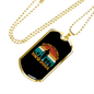 All These Dogs Necklace Stainless Steel or 18k Gold Dog Tag 24" Chain-Express Your Love Gifts