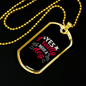 All These Dogs Pink Necklace Stainless Steel or 18k Gold Dog Tag 24" Chain-Express Your Love Gifts