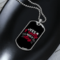 All These Dogs Pink Necklace Stainless Steel or 18k Gold Dog Tag 24" Chain-Express Your Love Gifts