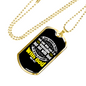 All Things Possible With God Mark 10:27 Necklace Stainless Steel or 18k Gold Dog Tag 24" Chain-Express Your Love Gifts