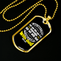 All Things Possible With God Mark 10:27 Necklace Stainless Steel or 18k Gold Dog Tag 24" Chain-Express Your Love Gifts