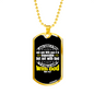 All Things Possible With God Mark 10:27 Necklace Stainless Steel or 18k Gold Dog Tag 24" Chain-Express Your Love Gifts