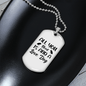 All You Need is Dog Necklace Stainless Steel or 18k Gold Dog Tag 24" Chain-Express Your Love Gifts