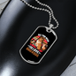All You Need Is Love 3 Dogs Necklace Stainless Steel or 18k Gold Dog Tag 24" Chain-Express Your Love Gifts