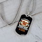 All You Need is Love and a Dog Necklace Stainless Steel or 18k Gold Dog Tag 24" Chain-Express Your Love Gifts