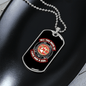 All You Need is Love and a Dog! Necklace Stainless Steel or 18k Gold Dog Tag 24" Chain-Express Your Love Gifts
