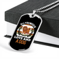 All You Need is Love and a Dog Necklace Stainless Steel or 18k Gold Dog Tag 24" Chain-Express Your Love Gifts