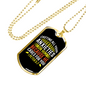 All Your Anxieties 1 Peter 5:7 Necklace Stainless Steel or 18k Gold Dog Tag 24" Chain-Express Your Love Gifts