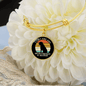 Allergic Rotweiler Bracelet Stainless Steel or 18k Gold Circle Bangle-Express Your Love Gifts