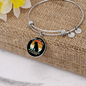 Allergic Rotweiler Bracelet Stainless Steel or 18k Gold Circle Bangle-Express Your Love Gifts