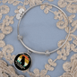 Allergic Rotweiler Bracelet Stainless Steel or 18k Gold Circle Bangle-Express Your Love Gifts
