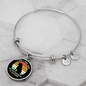 Allergic Rotweiler Bracelet Stainless Steel or 18k Gold Circle Bangle-Express Your Love Gifts