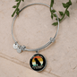 Allergic Rotweiler Bracelet Stainless Steel or 18k Gold Circle Bangle-Express Your Love Gifts