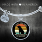 Allergic Rotweiler Bracelet Stainless Steel or 18k Gold Circle Bangle-Express Your Love Gifts