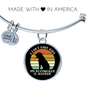 Allergic Rotweiler Bracelet Stainless Steel or 18k Gold Circle Bangle-Express Your Love Gifts