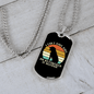 Allergic Rotweiler Necklace Stainless Steel or 18k Gold Dog Tag 24" Chain-Express Your Love Gifts