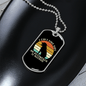 Allergic Rotweiler Necklace Stainless Steel or 18k Gold Dog Tag 24" Chain-Express Your Love Gifts