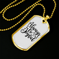 Always Be Joyful Necklace Stainless Steel or 18k Gold Dog Tag 24" Chain-Express Your Love Gifts