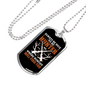 Always Be Nice To Hunter Necklace Stainless Steel or 18k Gold Dog Tag 24-Express Your Love Gifts