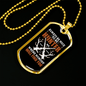 Always Be Nice To Hunter Necklace Stainless Steel or 18k Gold Dog Tag 24-Express Your Love Gifts