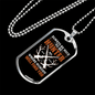 Always Be Nice To Hunter Necklace Stainless Steel or 18k Gold Dog Tag 24-Express Your Love Gifts