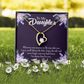 Always be Safe From Dad Forever Necklace w Message Card-Express Your Love Gifts