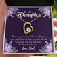 Always be Safe From Dad Forever Necklace w Message Card-Express Your Love Gifts