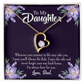 Always be Safe From Dad Forever Necklace w Message Card-Express Your Love Gifts