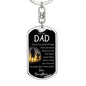 Always Been There Dog Tag Pendant Keychain Stainless Steel or 18k Gold-Express Your Love Gifts
