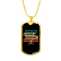 Always Need Mountain Bike Cycling Necklace Stainless Steel or 18k Gold Dog Tag 24"-Express Your Love Gifts