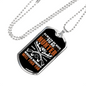 Always Nice To Be Hunter Necklace Stainless Steel or 18k Gold Dog Tag 24" Chain-Express Your Love Gifts