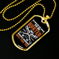 Always Nice To Be Hunter Necklace Stainless Steel or 18k Gold Dog Tag 24" Chain-Express Your Love Gifts