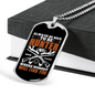Always Nice To Be Hunter Necklace Stainless Steel or 18k Gold Dog Tag 24" Chain-Express Your Love Gifts