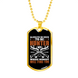 Always Nice To Be Hunter Necklace Stainless Steel or 18k Gold Dog Tag 24" Chain-Express Your Love Gifts