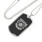 Always Support Firefighter Gift Stainless Steel or 18k Gold Dog Tag 24" Chain-Express Your Love Gifts