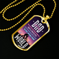 Amazing Dad Necklace Stainless Steel or 18k Gold Dog Tag 24" Chain-Express Your Love Gifts