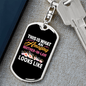 Amazing Mother-in-Law Mom Keychain Stainless Steel or 18k Gold Dog Tag Keyring-Express Your Love Gifts
