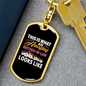 Amazing Mother-in-Law Mom Keychain Stainless Steel or 18k Gold Dog Tag Keyring-Express Your Love Gifts