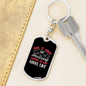 Amazing Mother Looks Like Mom Keychain Stainless Steel or 18k Gold Dog Tag Keyring-Express Your Love Gifts