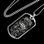 America Runs On Diesel Dog Tag Stainless Steel or 18k Gold W 24 Chian-Express Your Love Gifts