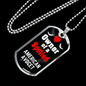American Avocet Bird Necklace Stainless Steel or 18k Gold Dog Tag 24" Chain-Express Your Love Gifts
