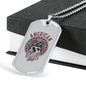 American Bikers Biker Necklace Stainless Steel or 18k Gold Dog Tag 24"-Express Your Love Gifts