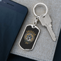 American Bikers Gang Biker Keychain Stainless Steel or 18k Gold Dog Tag Keyring-Express Your Love Gifts