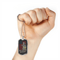 American Firefighter Gift Stainless Steel or 18k Gold Dog Tag 24" Chain-Express Your Love Gifts